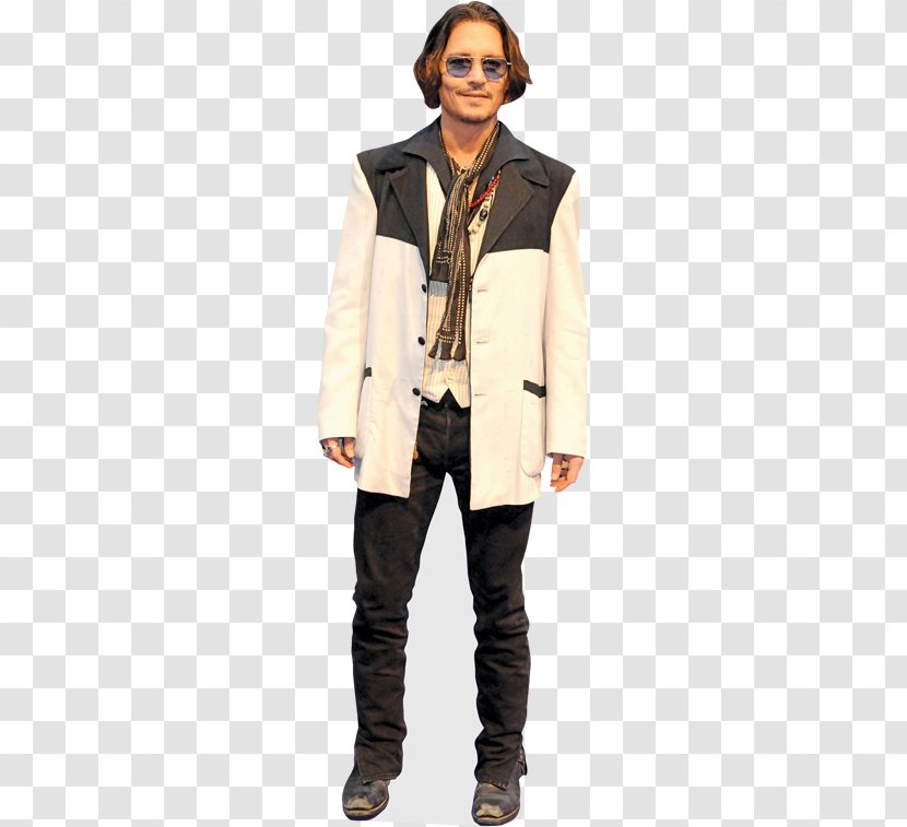Johnny Depp Actor Celebrity Standee Jacket Transparent PNG