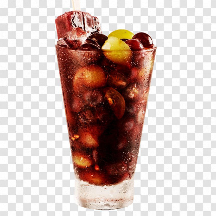 Rum And Coke Brasília Caipirinha Cocktail Garnish Wine - Cartoon Transparent PNG