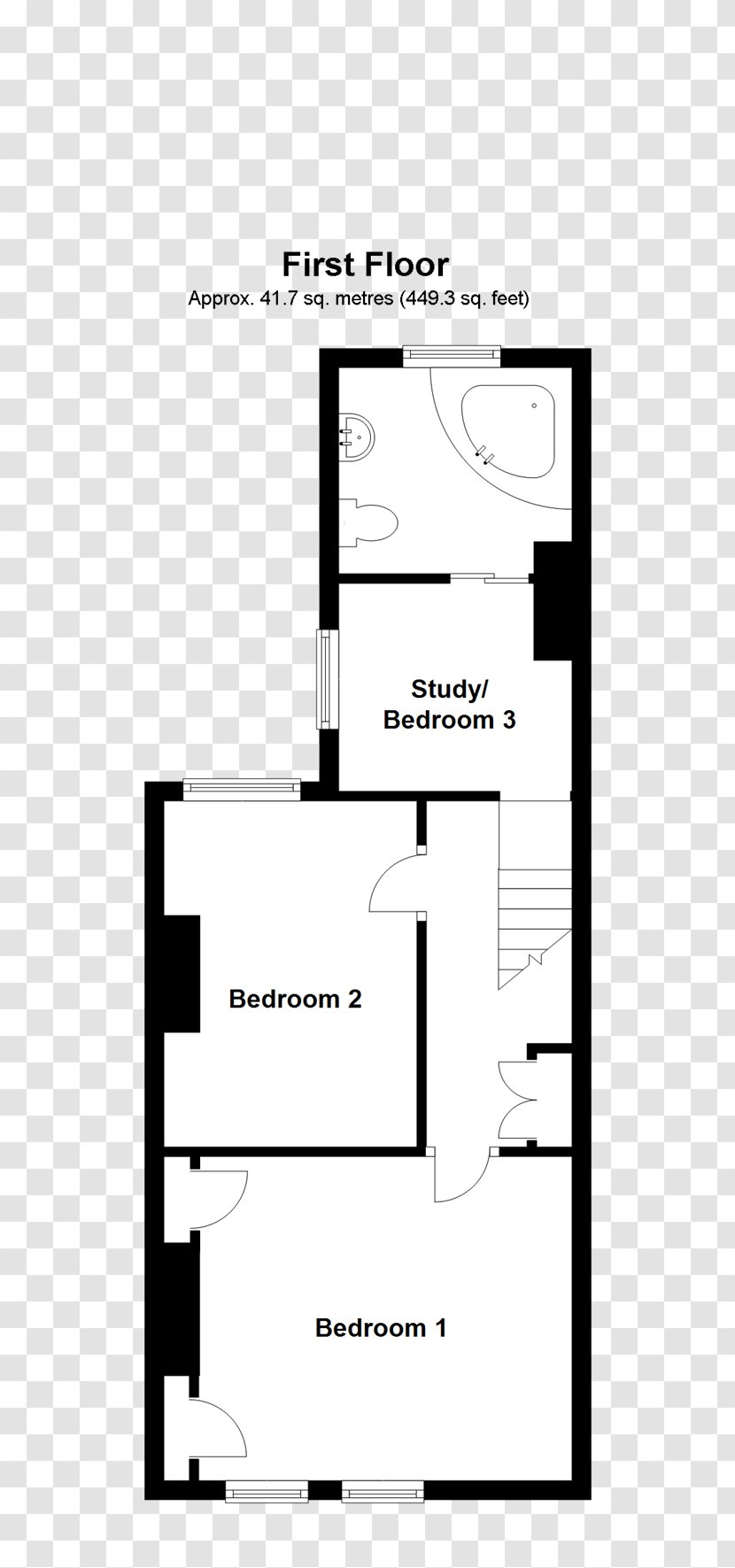 Floor Plan Storey Terraced House Terenure Transparent PNG