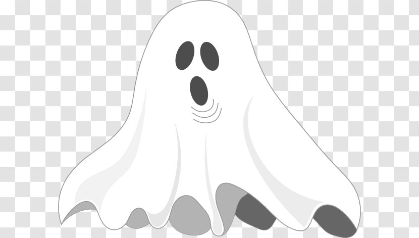 Casper Ghosting Clip Art - Silhouette - Large Ghost Cliparts Transparent PNG