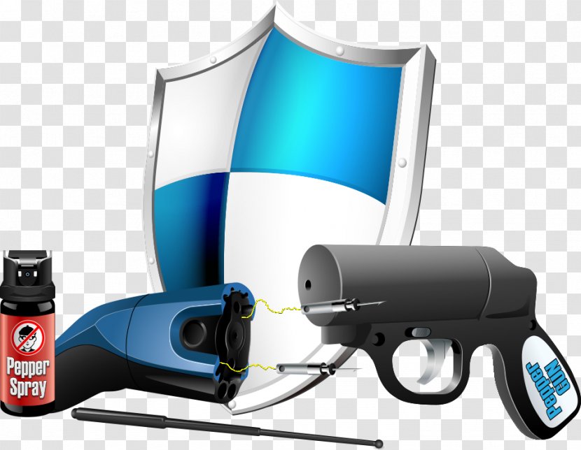 Home Security Royalty-free Alarm - Vector Shield And Self-defense Products Transparent PNG