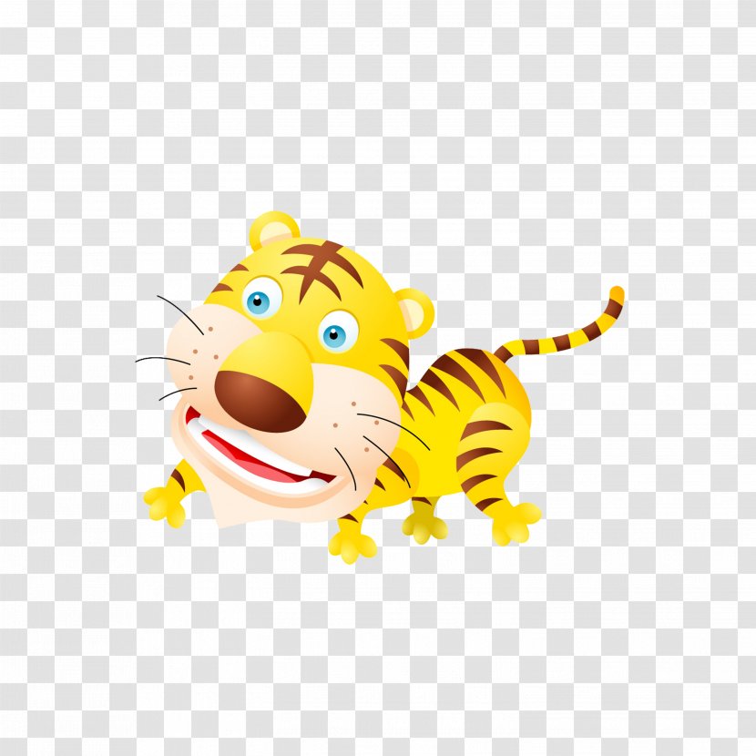 Tiger Cartoon - Membrane Winged Insect Transparent PNG