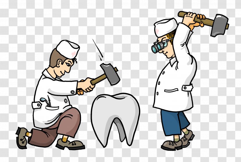 Tooth Cartoon - Auto Part Finger Transparent PNG