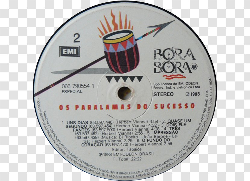 Bora Os Paralamas Do Sucesso Phonograph Record Compact Disc Font - Shop Transparent PNG