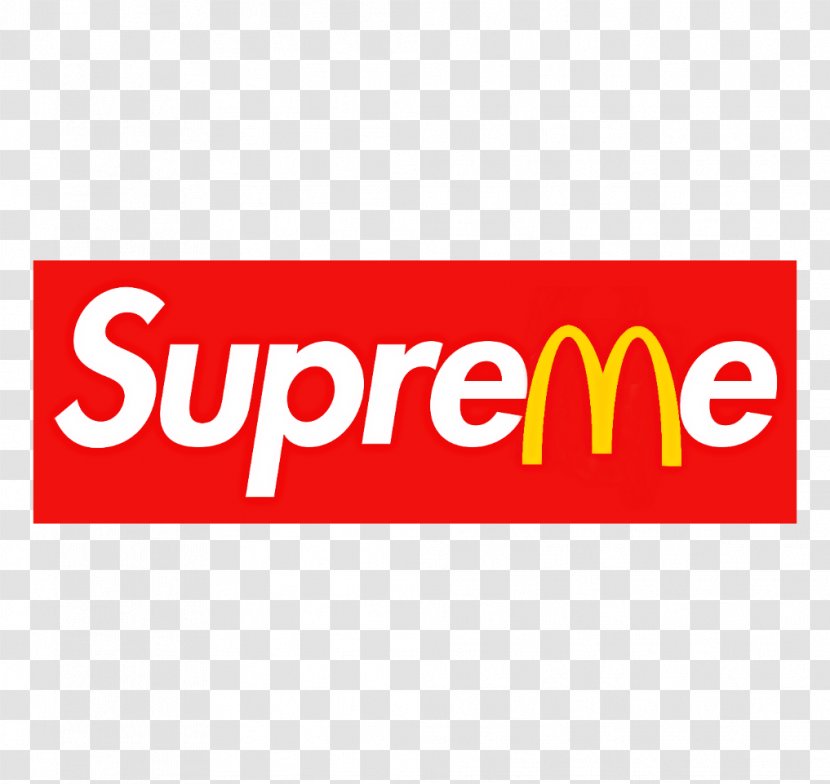 T-shirt Supreme Logo Hoodie Sticker - Brand - Mcdonalds Transparent PNG