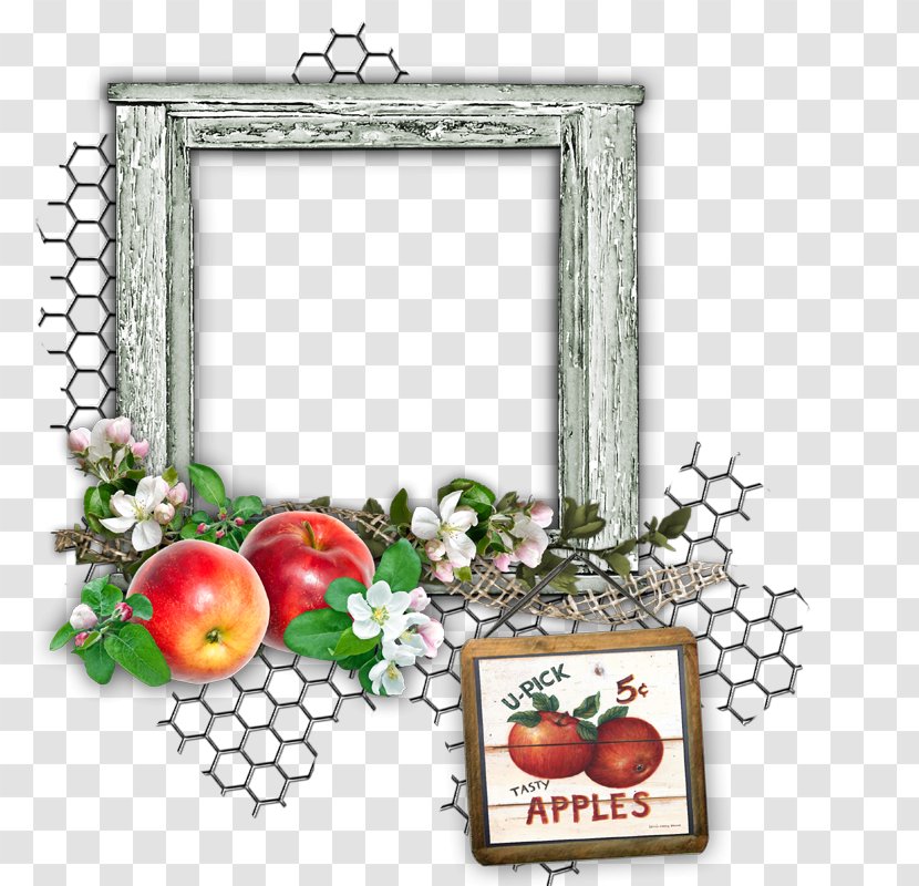 Picture Frames Digital Scrapbooking - Christmas - Autumn Fruits Transparent PNG