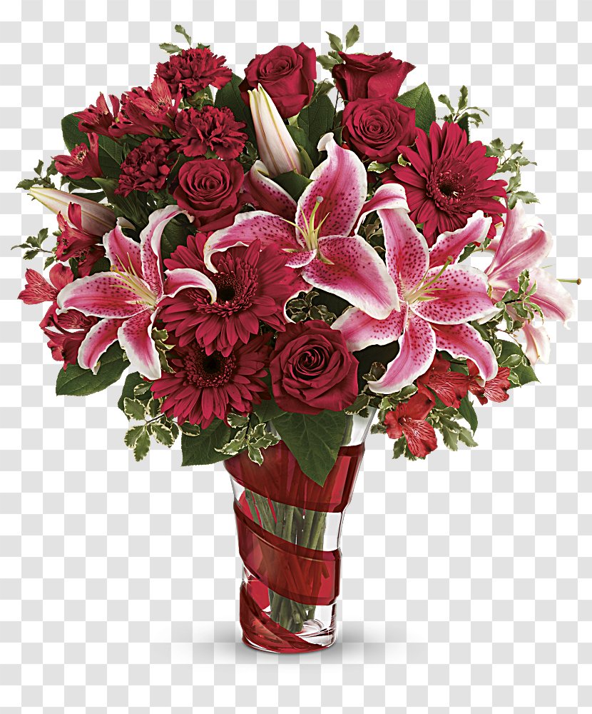 Teleflora Floristry Flower Bouquet Valentine's Day - Love Transparent PNG