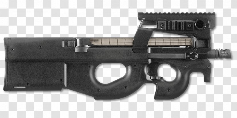FN P90 PS90 Herstal Personal Defense Weapon Firearm - Tree Transparent PNG