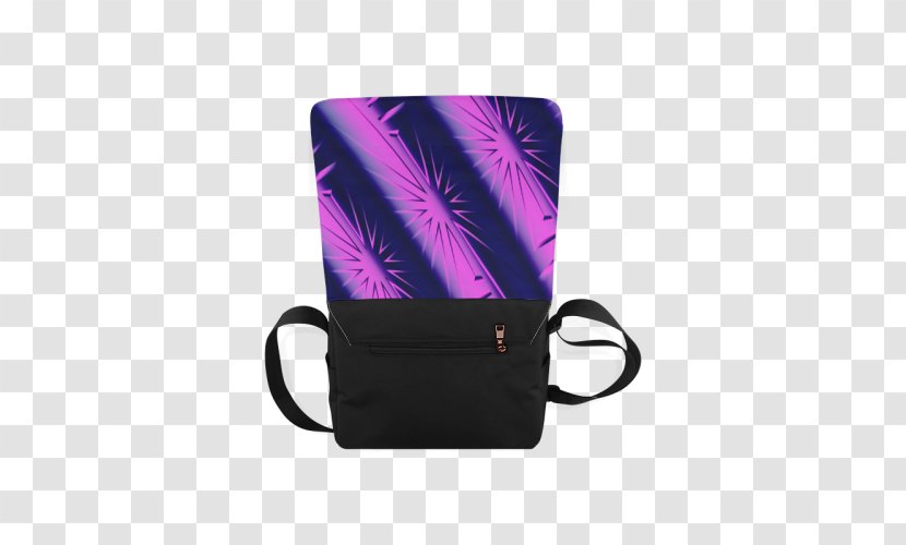 Messenger Bags T-shirt Handbag Strap - Velcro - Purple Starburst Transparent PNG