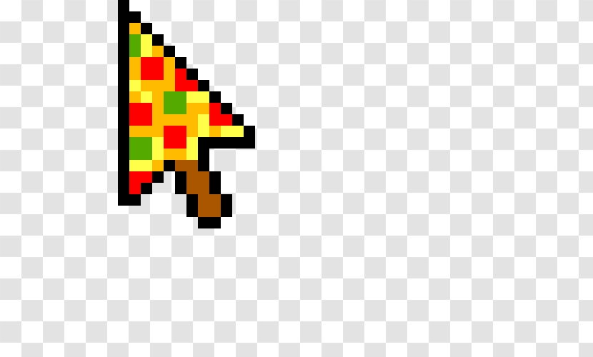 Pizza Computer Mouse Pointer Cursor - Yellow - Cool Transparent PNG