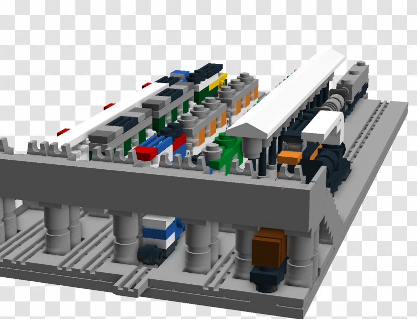 Seoul LEGO Electronics Yeon Man Choi Electronic Engineering - Engraving - Train Station Transparent PNG