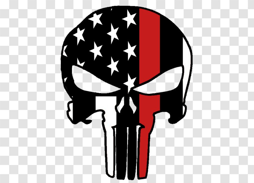 Punisher American Sniper: The Autobiography Of Most Lethal Sniper In U.S. Military History United States Stencil Image - Thin Red Line - Skull Flame Transparent PNG