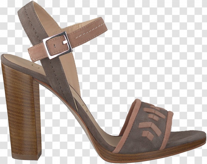 Sandal Absatz Taupe Shoe Leather Transparent PNG