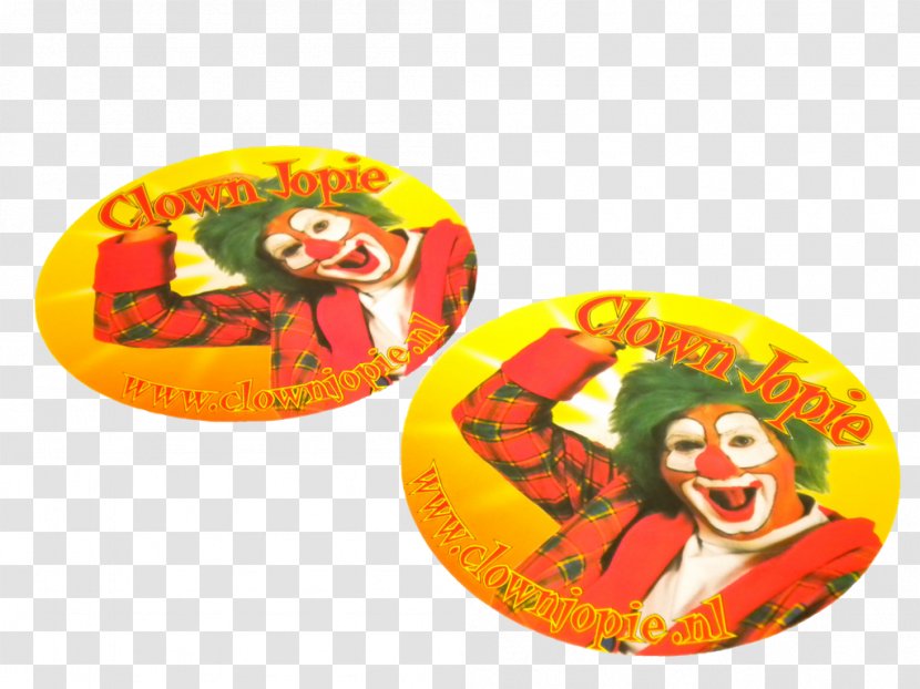 Clown Jopie En Tante Angelique Artikel Kinderfeest Compact Disc - Orange Transparent PNG