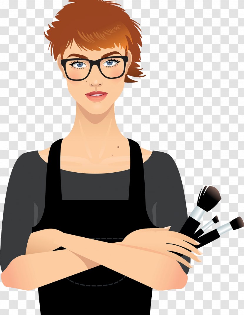Make-up Artist Cosmetics Beauty Parlour Clip Art - Watercolor - Female Makeup Transparent PNG