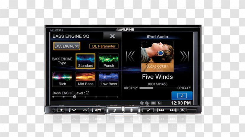 Car GPS Navigation Systems Alpine Electronics Vehicle Audio Automotive System Transparent PNG