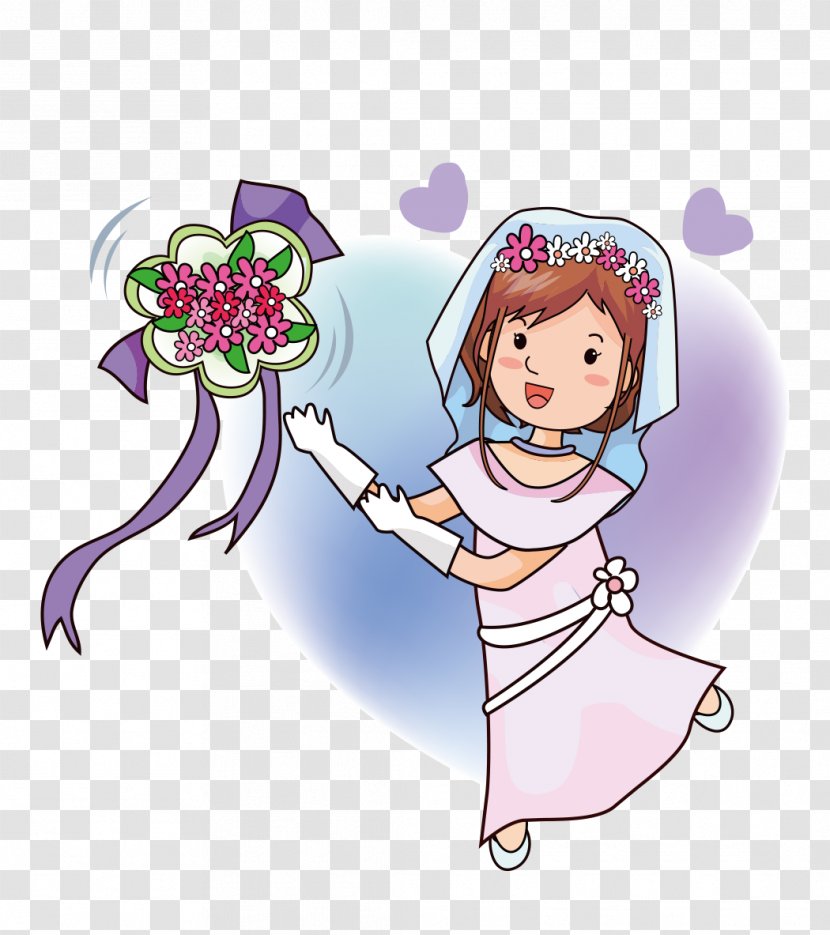 Prince Charming Quotation Romance Marriage Proposal - Tree - Cartoon Bride And Groom Transparent PNG