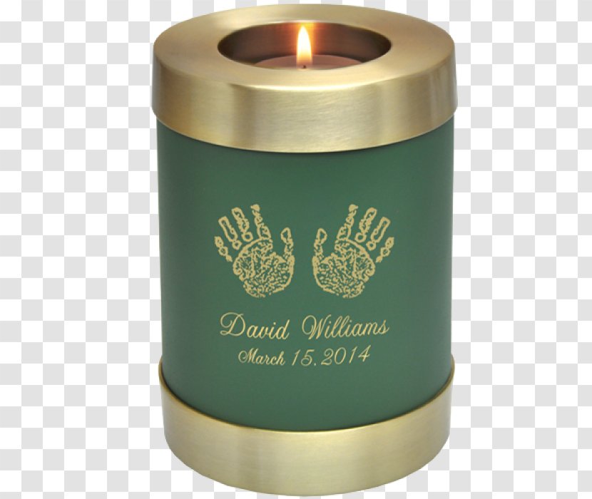 Candlestick Urn Tealight - Wax - Memorial Candle Transparent PNG