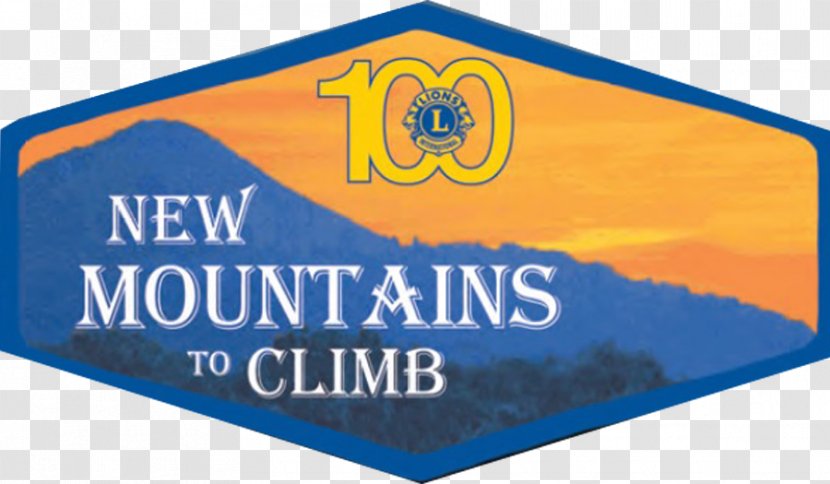 Lions Clubs International President New Mountains To Climb Brand Logo - Climbing - The Mountain Transparent PNG