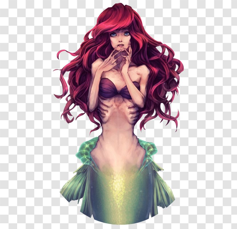 Ariel The Little Mermaid Gill Rib - Cage Transparent PNG