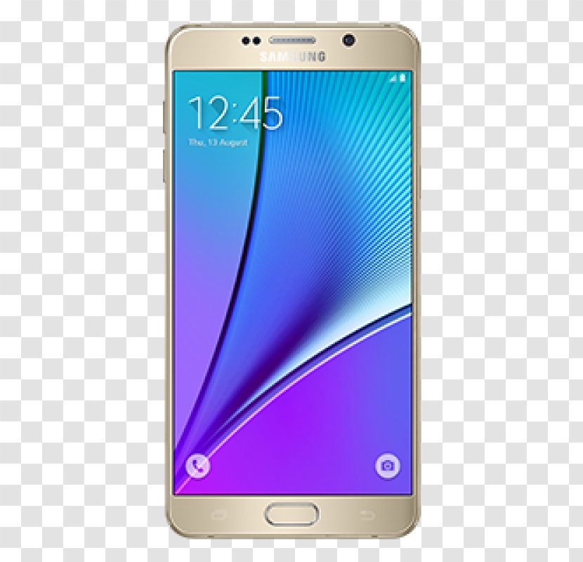 Samsung Galaxy Note 5 4G LTE Smartphone Transparent PNG