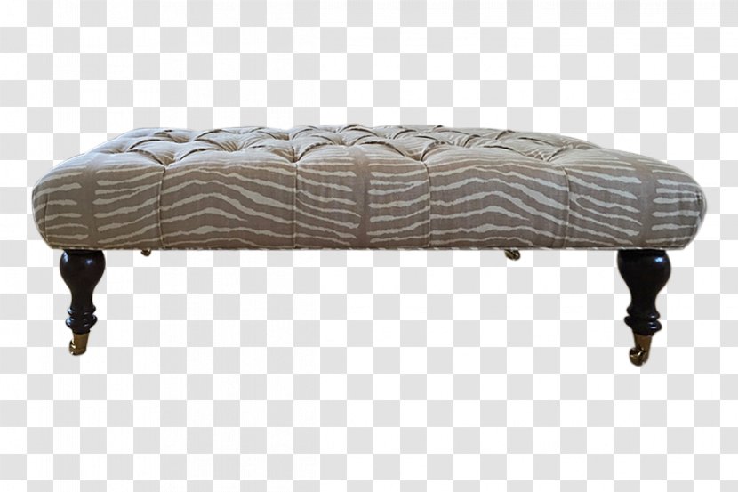 Foot Rests Product Design Bench - Ottoman - Upholstered Transparent PNG
