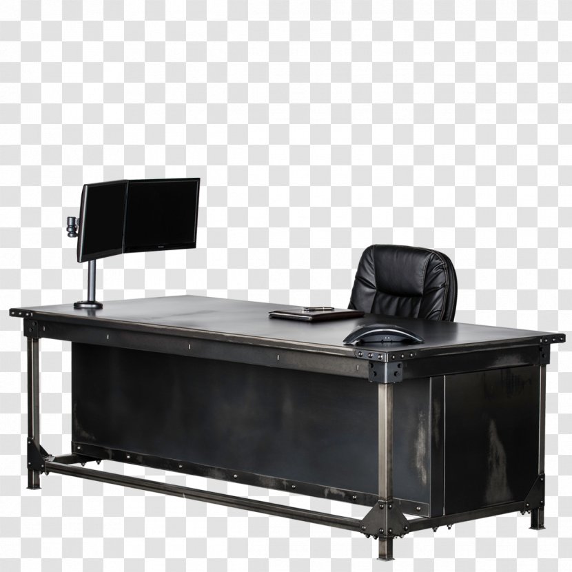 Computer Desk Table Ironworks Drawer Transparent PNG