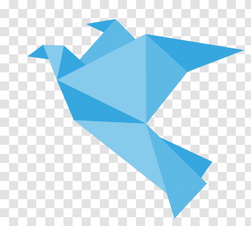Bird Paper Crane Origami - Birds Vector Transparent PNG
