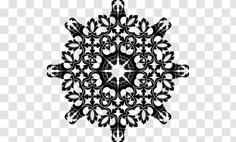 Coloring Book Mandala - Ornament Transparent PNG