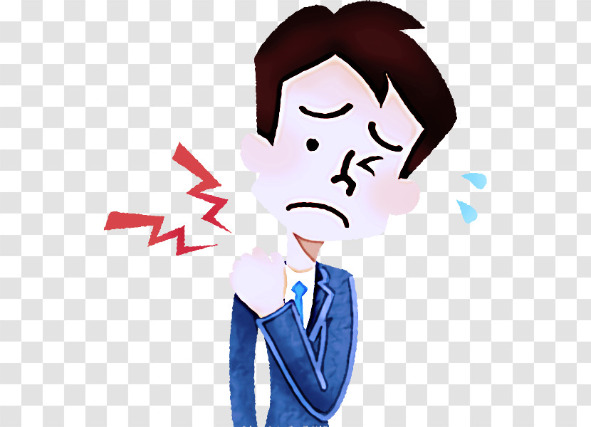 Cartoon Nose Forehead Cheek Jaw Transparent PNG