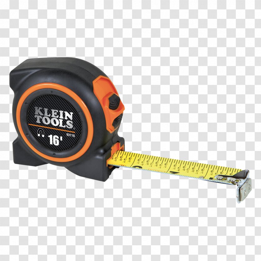 Tape Measures Klein Tools Hand Tool Measurement - Meter - Magnetic Transparent PNG