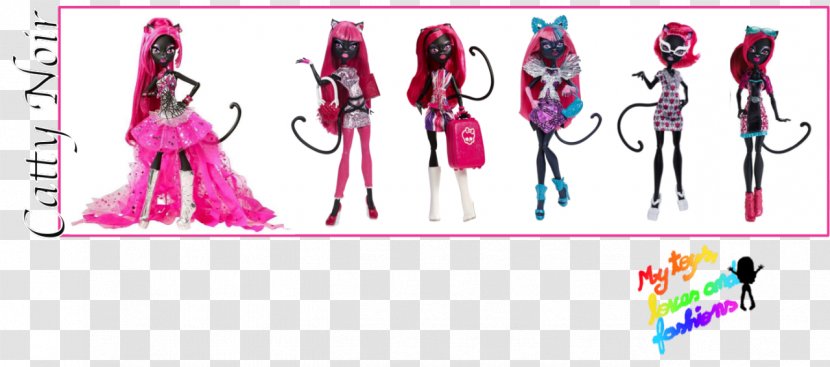 Monster High Doll Catty Noir Toy - Robecca Steam Freaky Fusion Transparent PNG