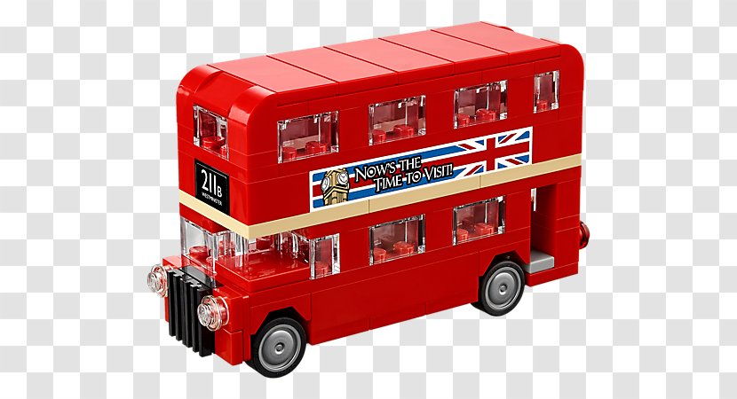 LEGO 10258 Creator London Bus New Routemaster - Toy - Ornament Transparent PNG