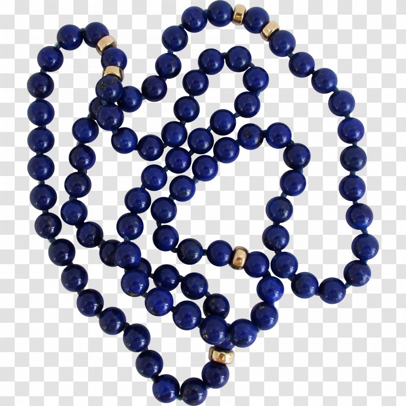 Earring Necklace Bead Jewellery Lapis Lazuli - Cobalt Blue - Beads Transparent PNG