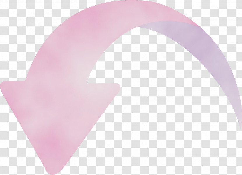 Pink M Angle Heart Transparent PNG