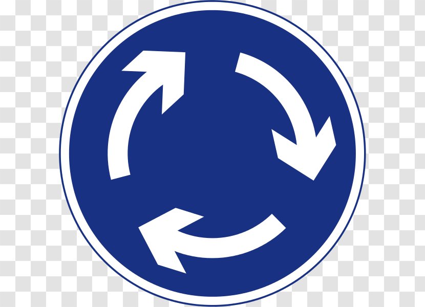 The Highway Code Roundabout Traffic Sign Regulatory - Ireland Transparent PNG