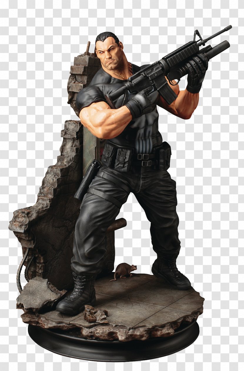 Punisher Spider-Man Black Panther Statue Action & Toy Figures - Sculpture - Spider-man Transparent PNG