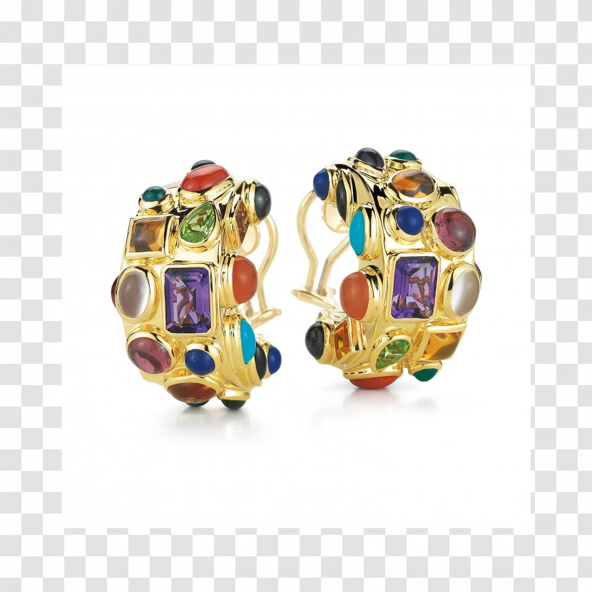 Earring Jewellery Gemstone Clothing Accessories Sapphire - Multicolored Bubble Transparent PNG