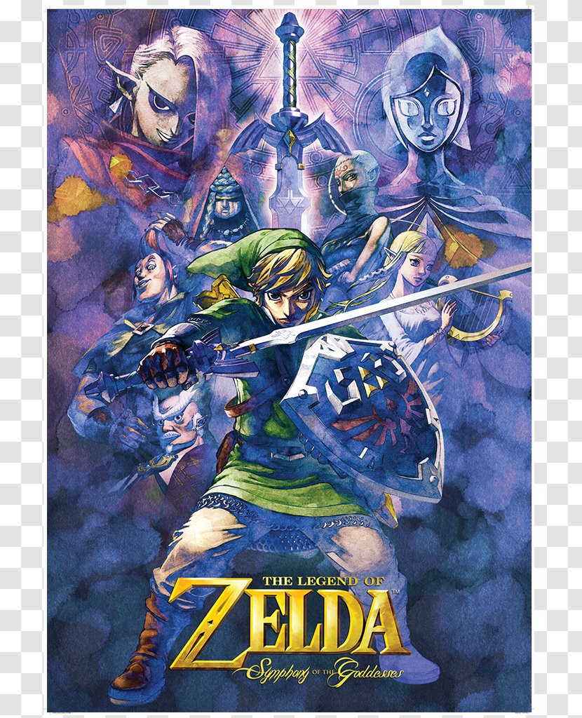 The Legend Of Zelda: Skyward Sword Breath Wild Ocarina Time Link - Universe Zelda - Products Poster Transparent PNG