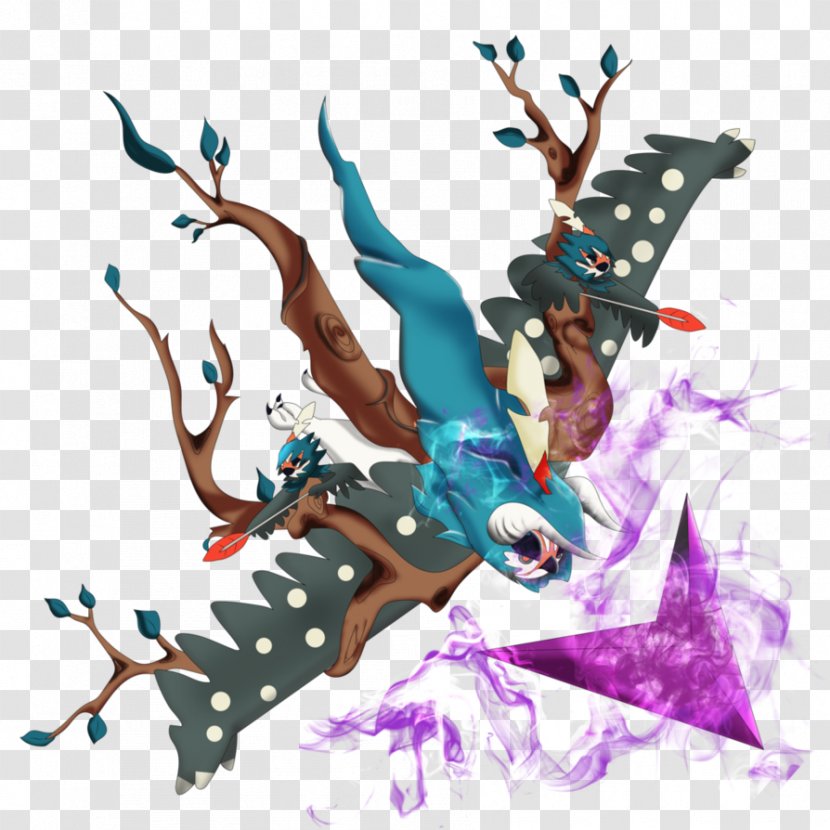 Pokémon Gengar Infernape - Fan Art - Decidueye Transparent PNG
