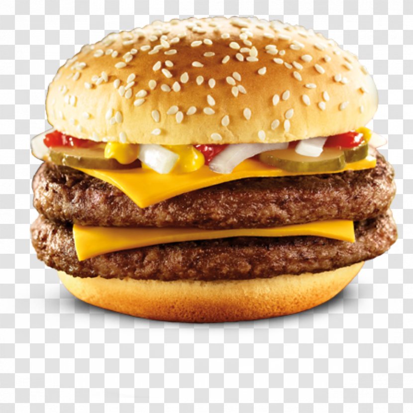 McDonald's Quarter Pounder Hamburger Cheeseburger Big Mac Chicken McNuggets - Patty - Mc Donalds Transparent PNG