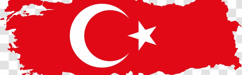 Flag Of Turkey Map - Greece Transparent PNG