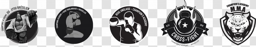 Boxing Muay Thai Mixed Martial Arts Brazilian Jiu-jitsu Champion's Academy - Silver Transparent PNG