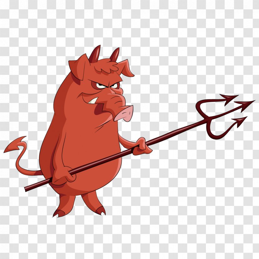 Royalty-free Aureola Illustration - Heart - Cartoon Pig Warrior Transparent PNG