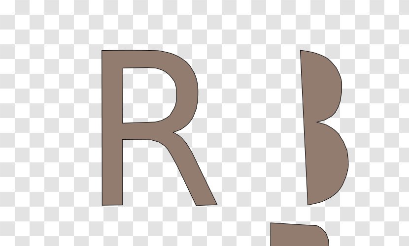 Logo Brand Font - Rectangle - Initials Transparent PNG