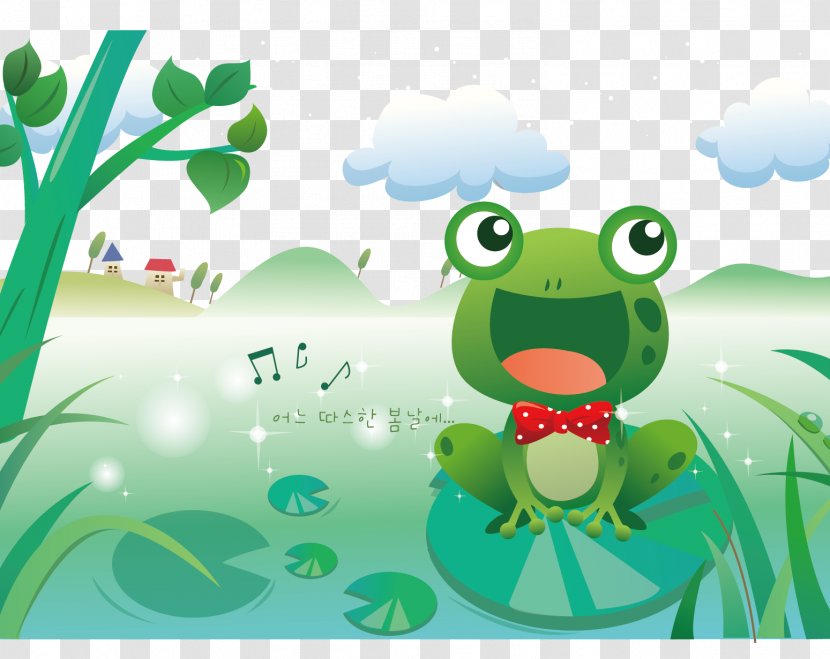 Travel Frog The Walking Pet Anipop - Tree - In Water Transparent PNG