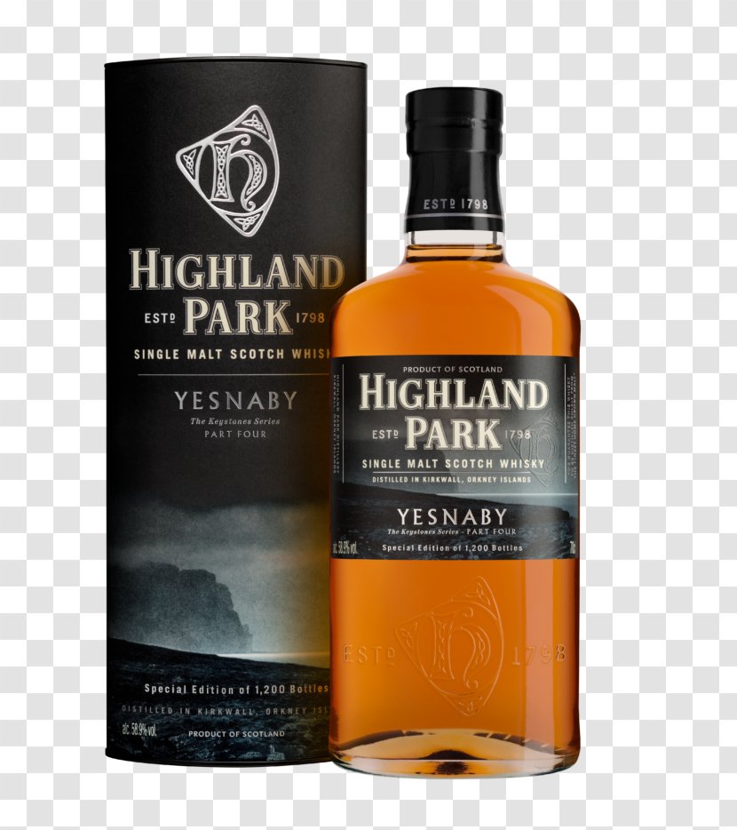 Highland Park Distillery Scotch Whisky Single Malt Whiskey Scapa - Distilled Beverage Transparent PNG