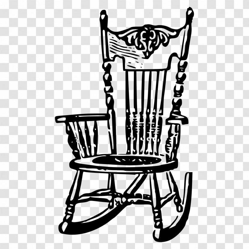 Rocking Chairs Adirondack Chair Clip Art - Furniture Transparent PNG
