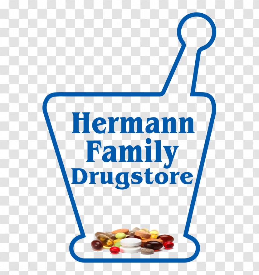 Hermann Family Drugstore Clip Art Brand Line Product - Drug Store Pharmacy Transparent PNG