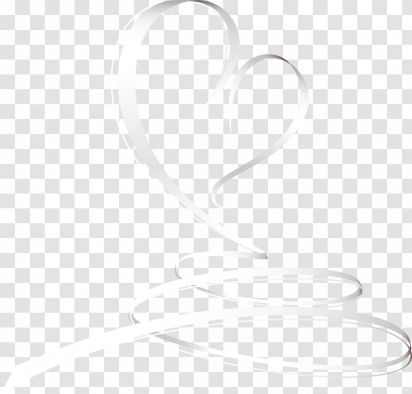 Black And White Pattern - Product - Vector Hand-drawn Heart-shaped Transparent PNG